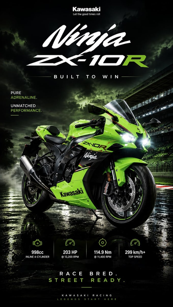 design cinematic bike poster