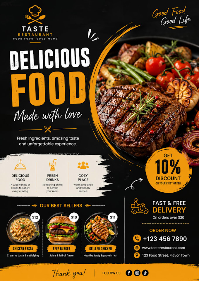 design professional canva posters