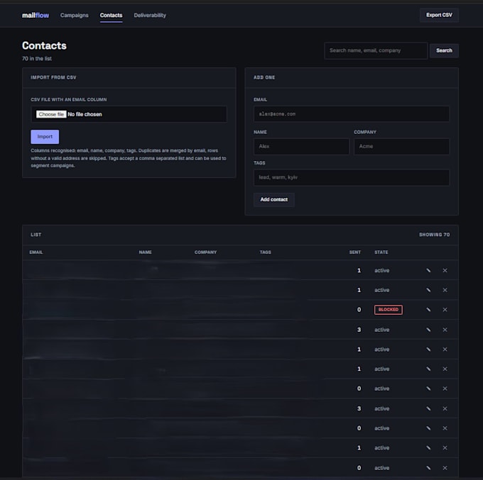 build an email campaign tool with open and click tracking