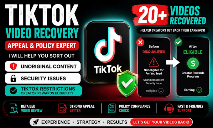 restore tiktok video eligibility