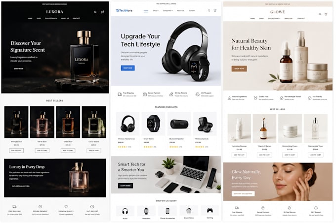 design a professional shopify store or shopify website