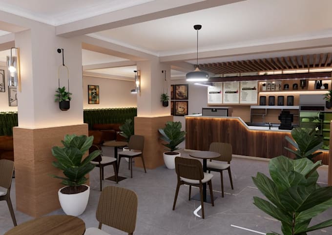 sketchup model commercial retail space,3d interior, exterior design, vray render