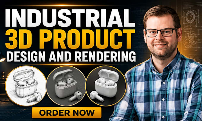 do 3d product modeling, 3d product rendering 3d cad design and industrial design