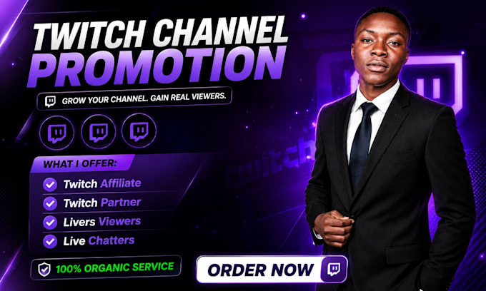promote your twitch channel for monetization