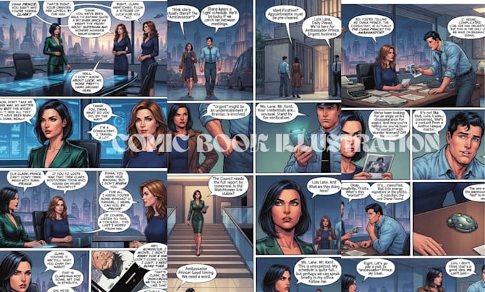 be your comic artist for comic illustration nsfw comic graphic novel comics