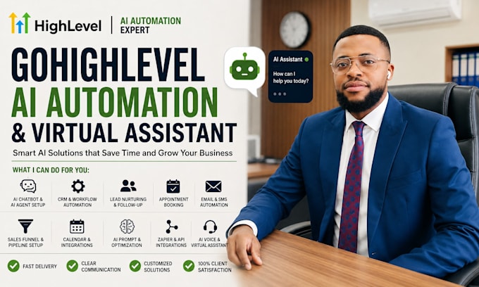 gohighlevel virtual assistant ghl ai automation go high level chatbot ai agent