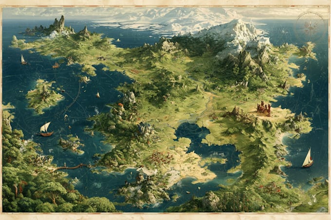 do fantasy map design