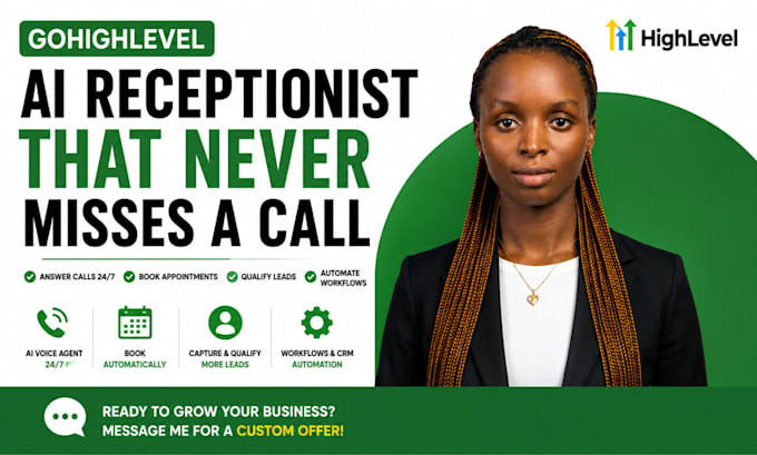 setup ghl ai receptionist for calls and appointment booking
