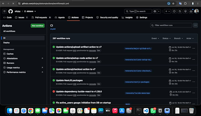 deploy your app on AWS or kubernetes with a cicd pipeline