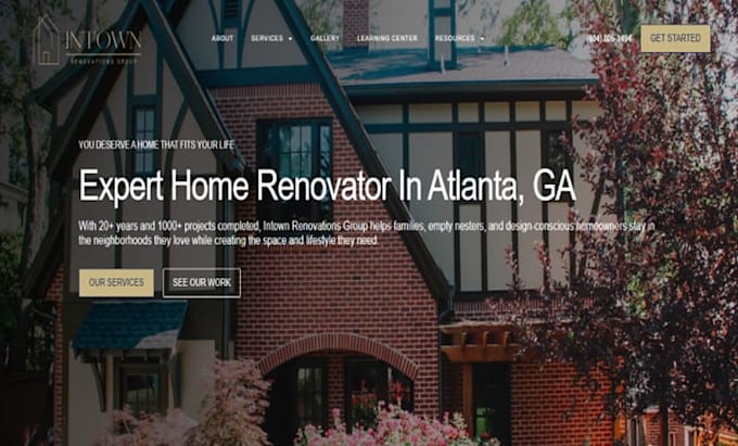 build wix property development website construction building company website