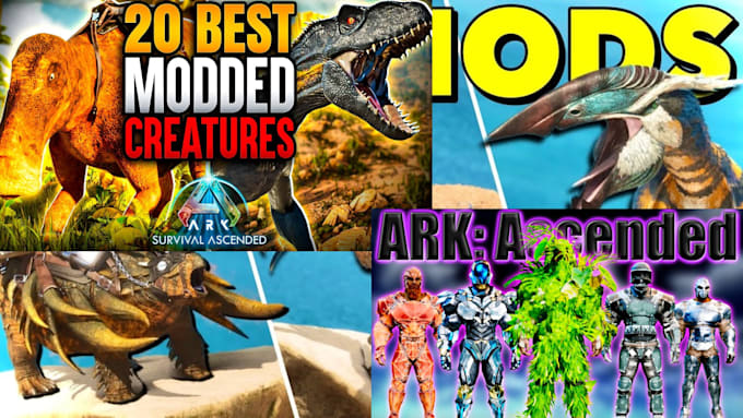 create a ark survival ascended creature mod, ark server
