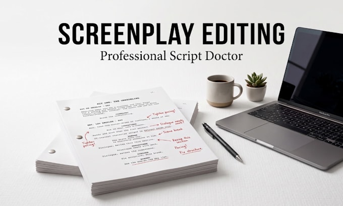 write edit polish elevate screenplay movie script as a script doctor, synopsis