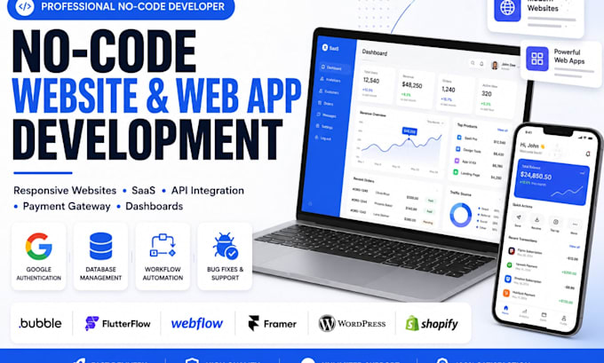 design a responsive webflow website and no code web app
