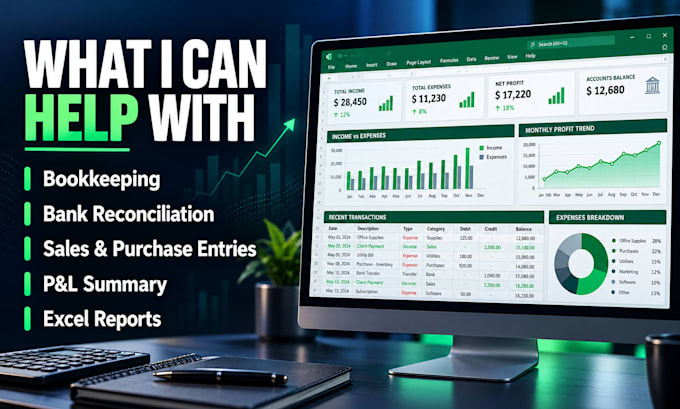 bookkeeping and bank reconciliation in excel