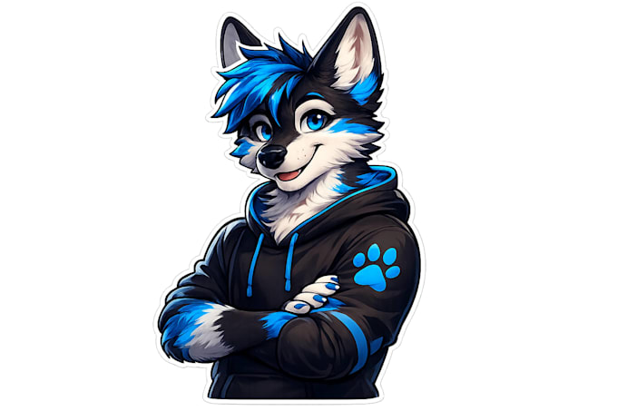 draw stunning furry art or fursona character