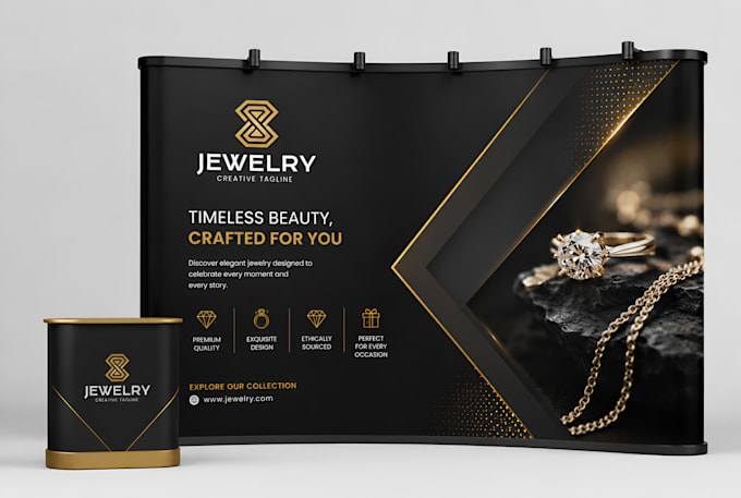 design trade show booth graphics, backdrops, banners