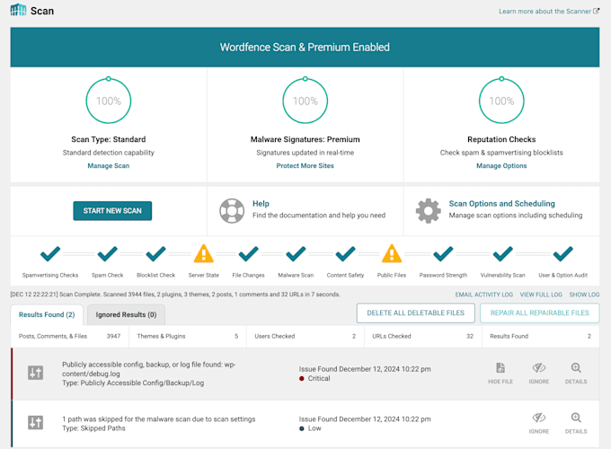 remove malware, clean virus, and secure your wordpress website