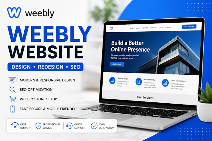design, redesign, customize, or optimize your weebly website