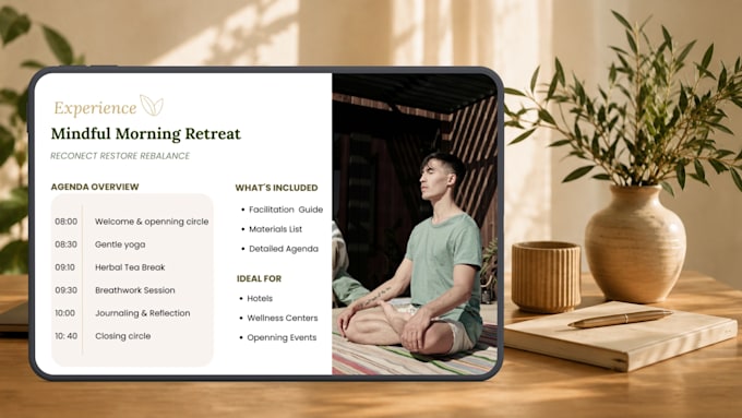 design a premium wellness experience
