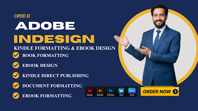 do adobe indesign kindle formatting, paperback layout, and ebook design expert