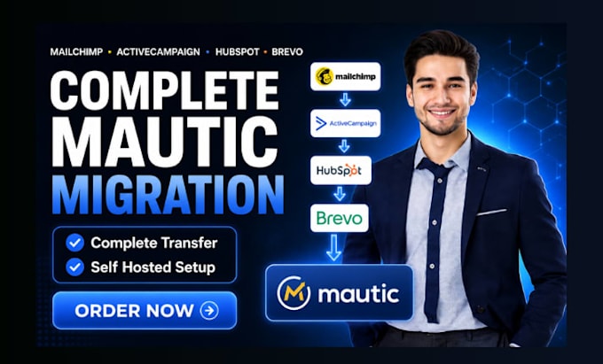 migrate mailchimp activecampaign hubspot brevo mautic self hosted complate