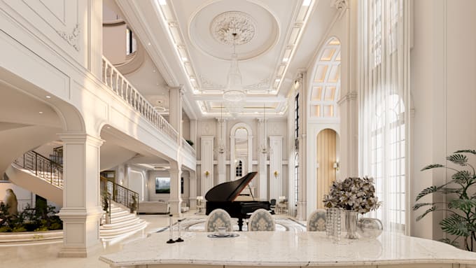 do luxury interior design and rendering