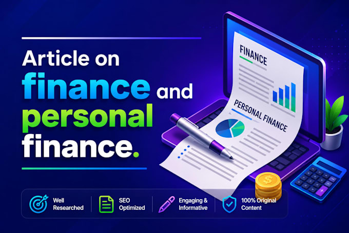 write article on finance