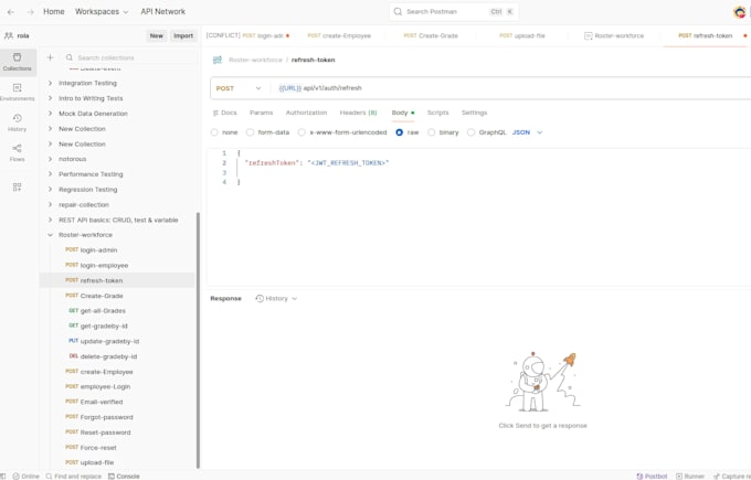build secure nodejs express backend