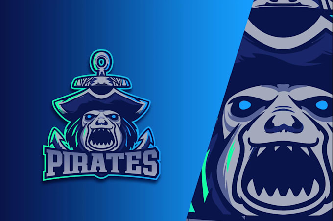 create a premium pirate captain logo design