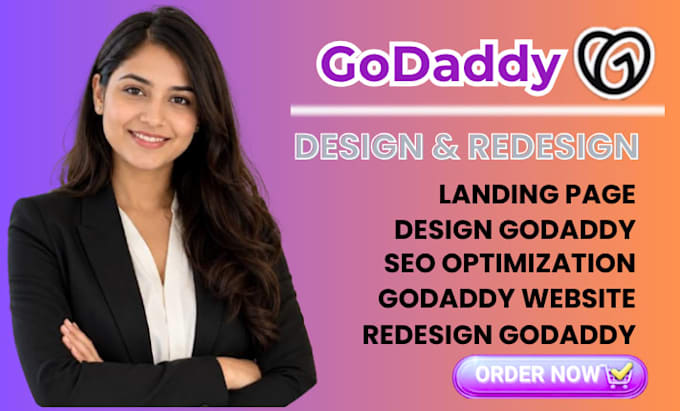 design godaddy website redesign godaddy website develop godaddy website design