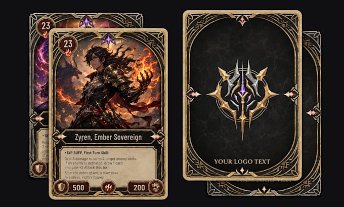 design custom tarot cards, affirmation deck, party card game