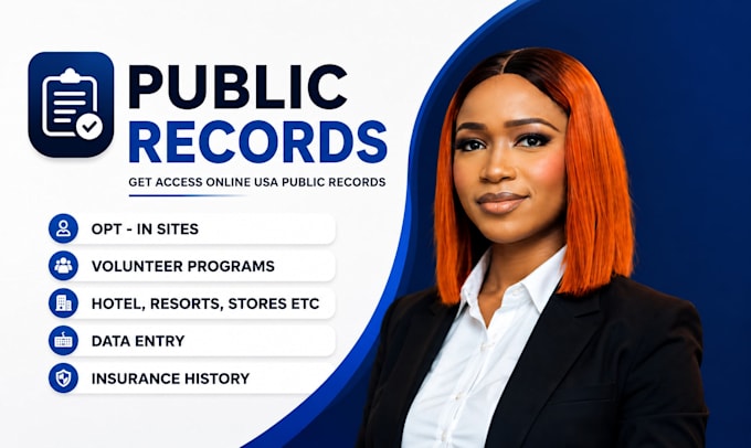do public records for you and extract data from records data