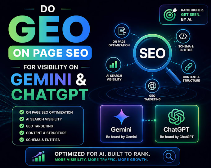 do GEO on page SEO for visibilty on gemini and chatgpt