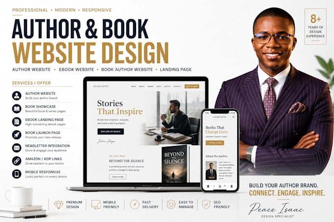 author website book author website author landing ebook website
