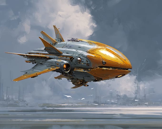 design spaceships and sci fi vehicles