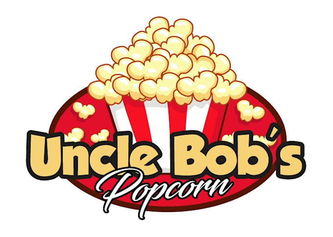 design a professional popcorn logo for your company