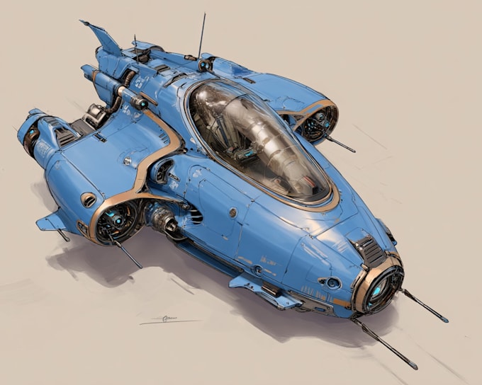 do sci fi spaceship design