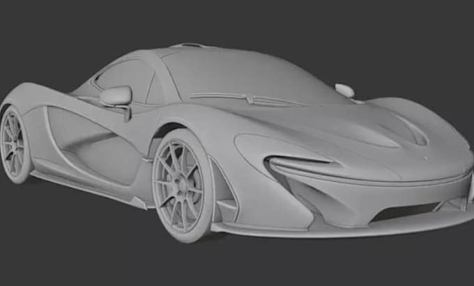 create realistic 3d car models for games animation and 3d printing
