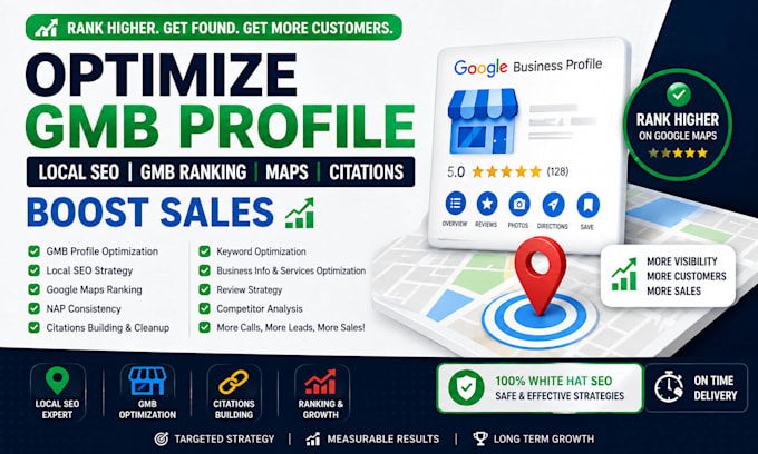 optimize gmb page profile local SEO gmb ranking maps citations boost sales