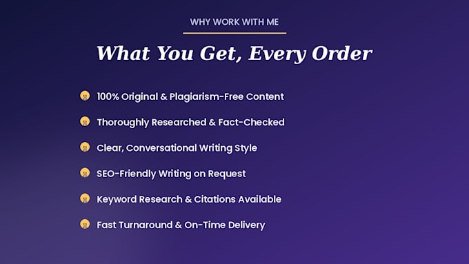 write SEO friendly blog articles and website content