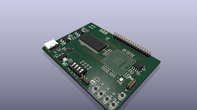 design a professional pcb and schematic in kicad