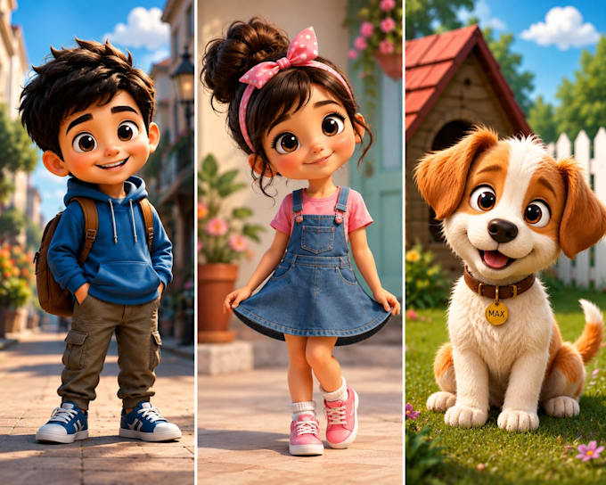 create unique ai cartoon characters
