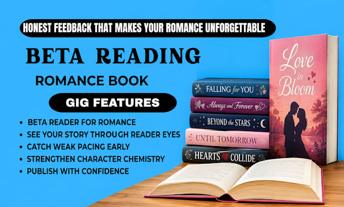 beta read your dark or mafia romance with honest reader feedback