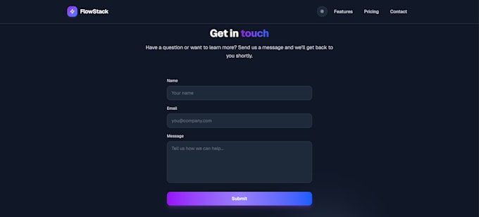 build a modern next js landing page with animations