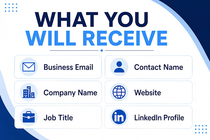 web research, lead generation and prospect list building