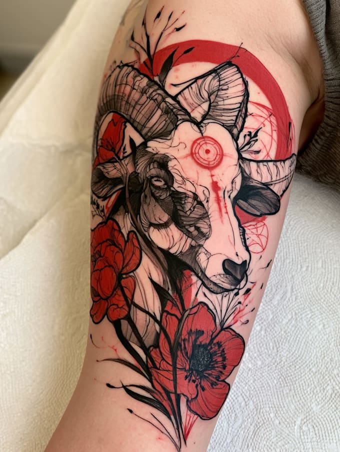 create a tattoo design of tattoo sleeve