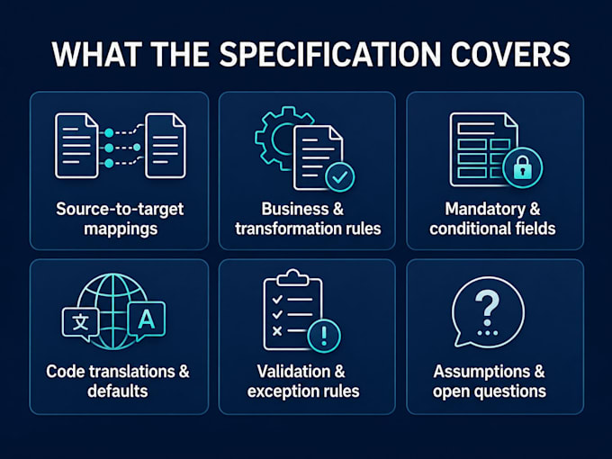analyze your edi mapping needs and create a clear specification