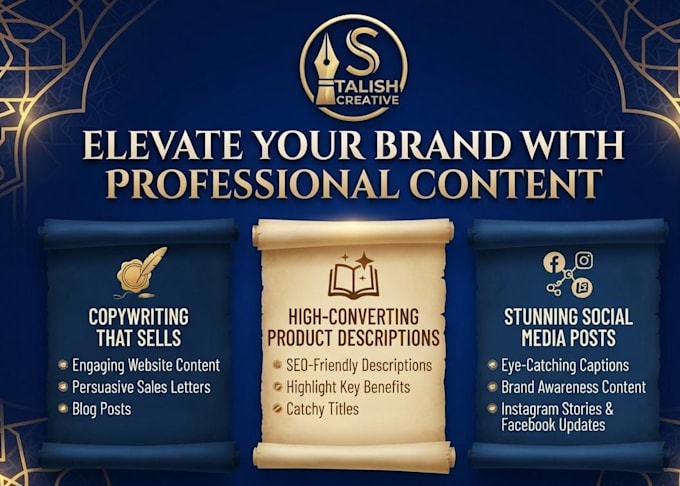write catchy copywriting work,product descriptions