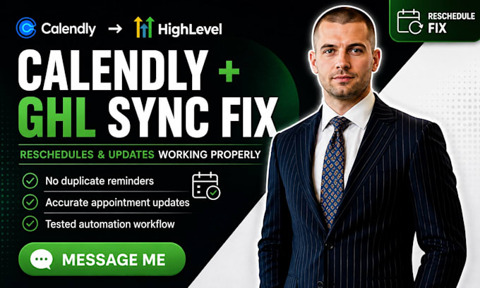 fix gohighlevel calendly reschedule issues in ghl appointment automations