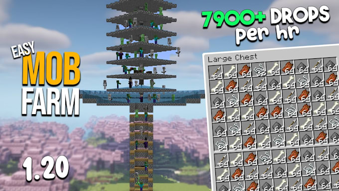 build professional minecraft automatic farms for you
